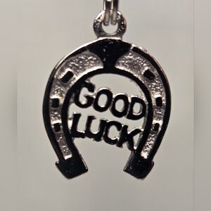 Sterling Silver Good Luck Horseshoe Pendant